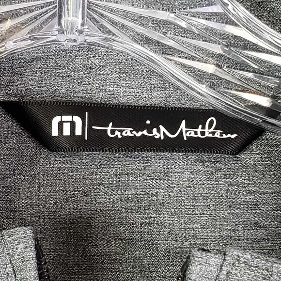 Travis Mathew Quarter Zip Pullover Gray Men's Size Large L Long Sleeve - Picture 8 of 12